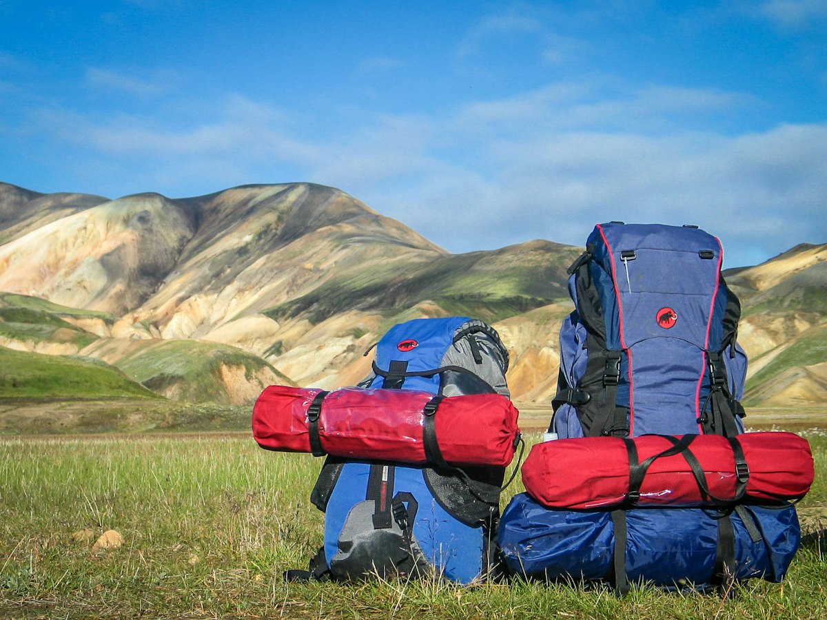 Packing a family hiking backpack